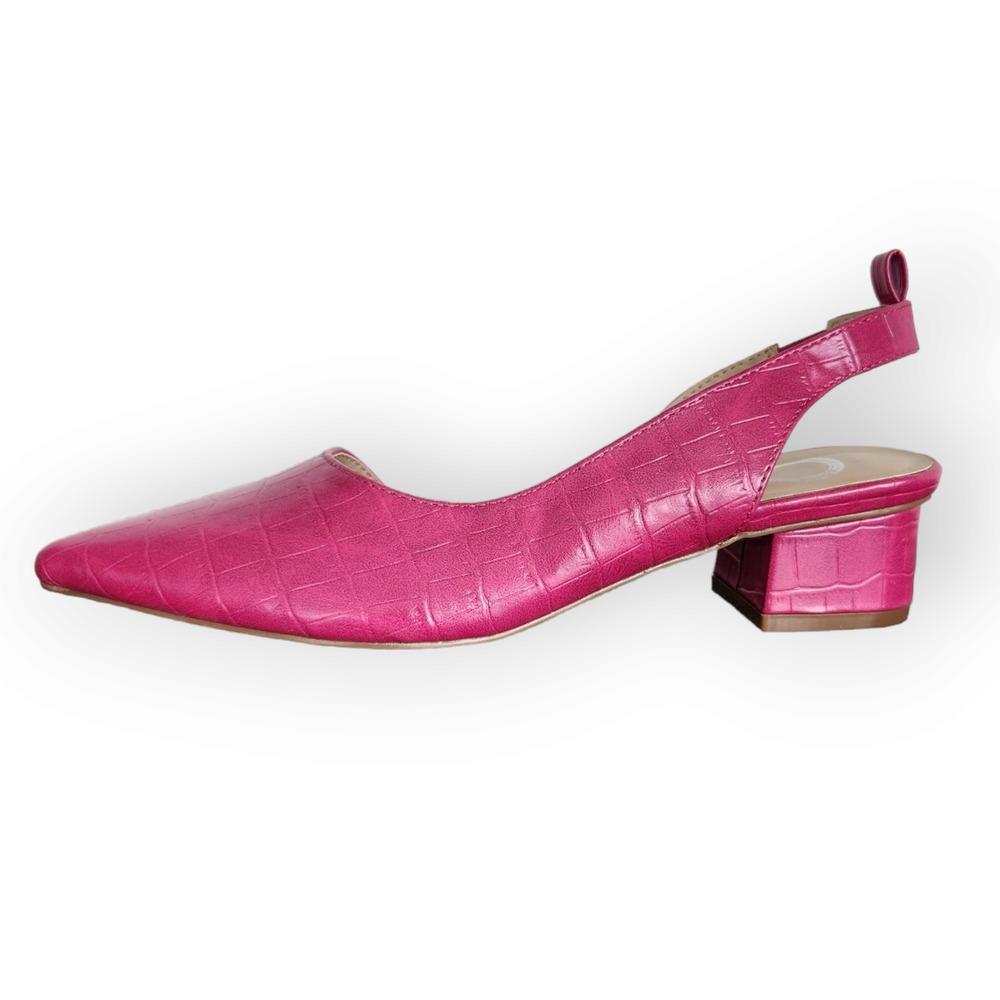 Elegant Pink Slingback Heels